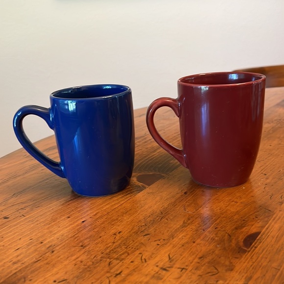 Royal Norfolk Coffee Tea Mugs - Set of 4 Red, Green, Blue and Purple - Picture 5 of 16